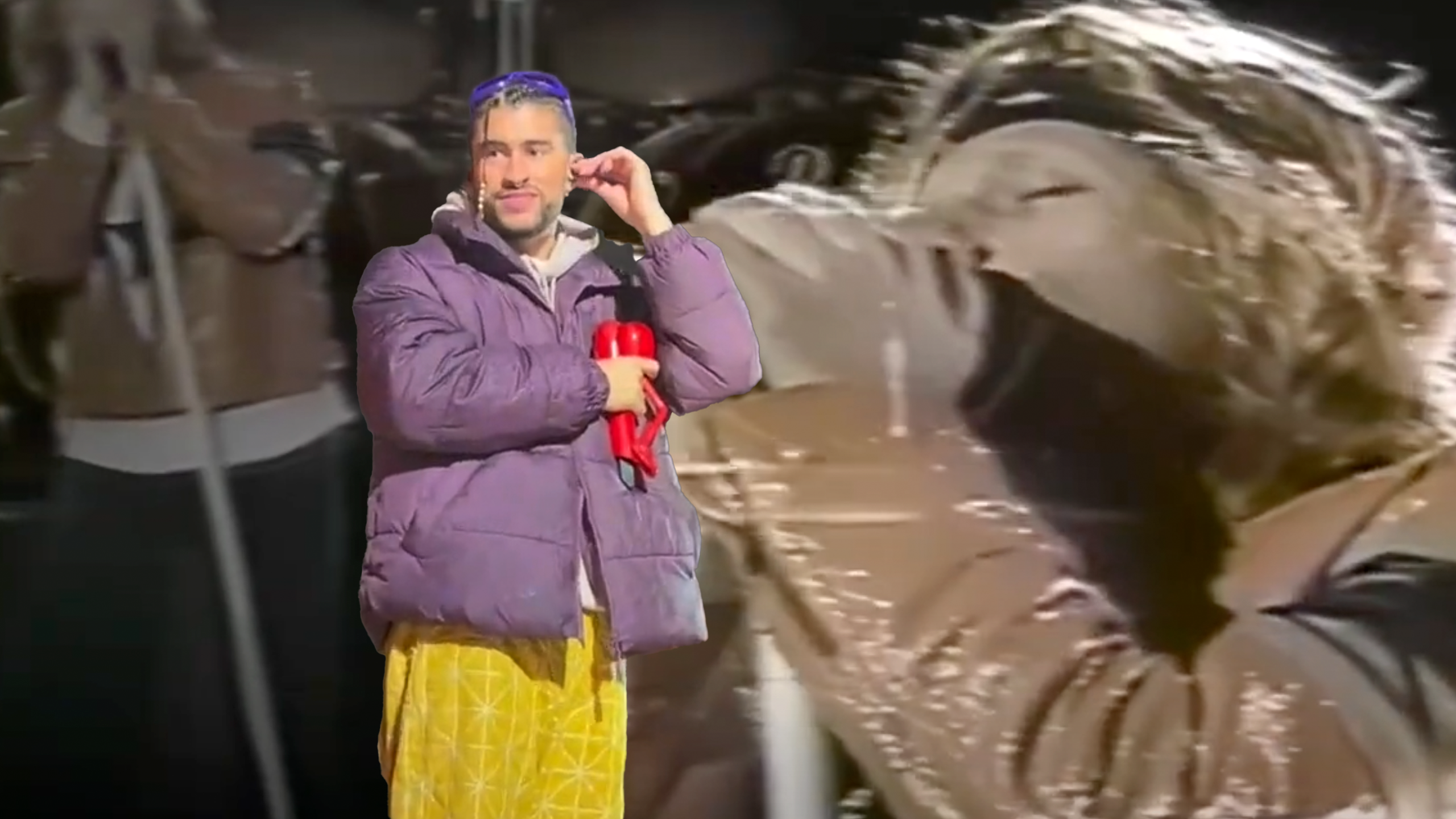 Imágenes de Jon Bon Jovi y de Bad Bunny durante sus conciertos en Quito.